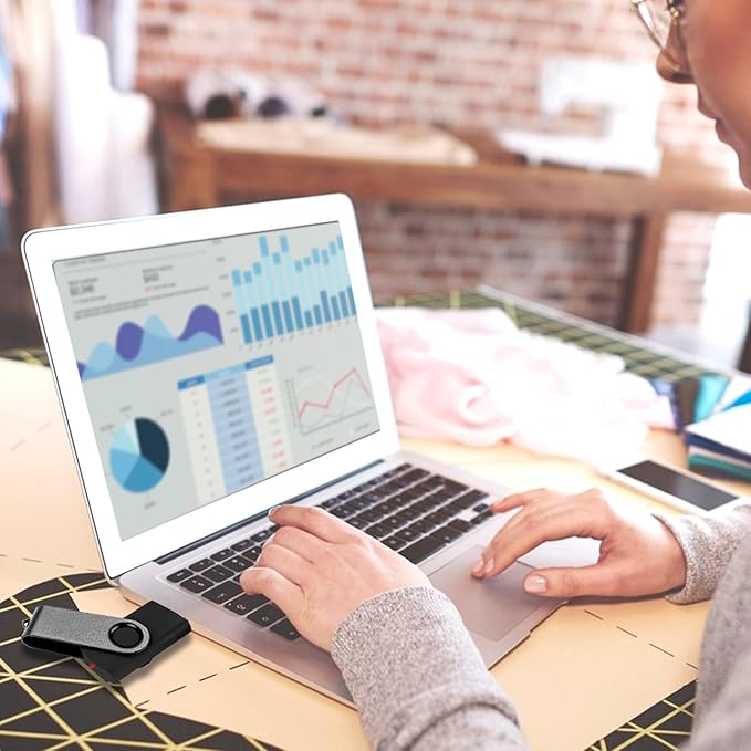 Flash Drive Bulk 2GB USB 20 Pack FEWINA USB2.0 USB Drives Pack Thumb Drive Bulk Swivel Memory Stick Zip Drive for Storage and Backup Black 20PCS 2GB