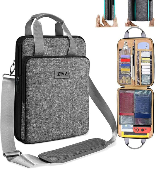 ZINZ Slim & Expandable Case 12.9 13 inch Travel Laptop Shoulder Bag for MacBook Air 13" M3/M2/M1, MacBook Pro 13" M2/M1, iPad Pro 12.9"/13"/11", iPad Air 13",L01G06