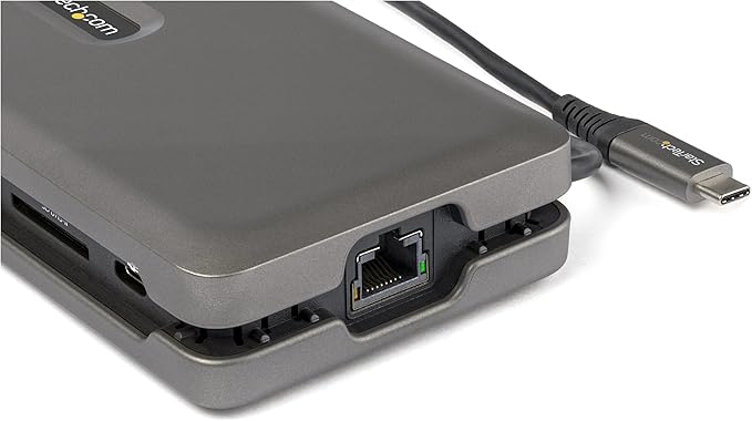 StarTech.com USB-C Docking Station for MacBook Pro M1 M2 M3 M4 and Windows, 4K 60Hz HDMI Video, HDR10, USB 10Gbps Hub, 100W Laptop Charging, GbE, SD - TAA