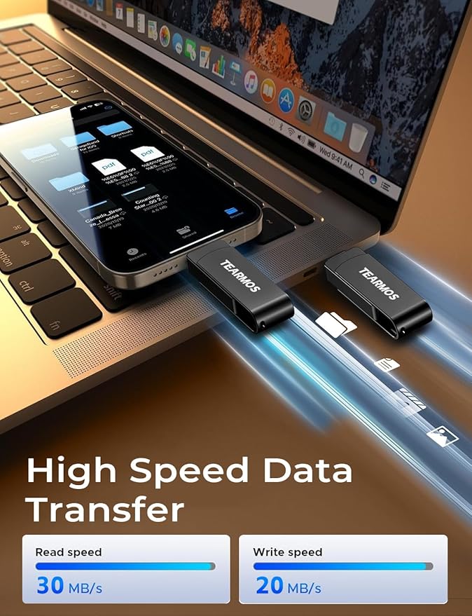 512GB Flash Drive Intended for iPhone iPad, Memory Stick Storage for Photos and Videos Backup, Compatible with iPhone iPad Android PC, Plug and Play, No Application Required (Dark Gray)