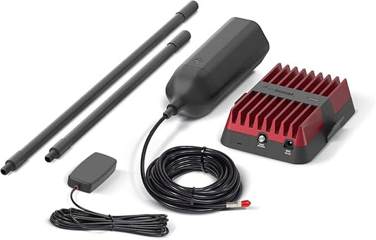weBoost Drive Reach OTR - Cell Phone Signal Booster for Trucks and SUVs | Boosts 5G & 4G LTE for All U.S. Carriers - Verizon, AT&T, T-Mobile & more | Made in the U.S. | FCC Approved (model 477154)