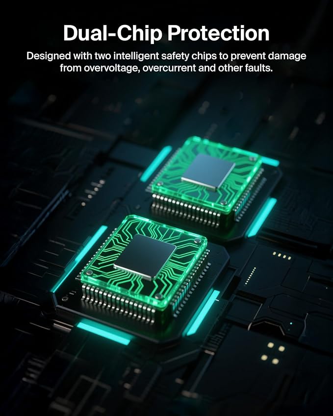 Belkin Portable Charger, Wireless Power Bank 15W 8000 mAh w/ Qi2 - MagSafe Charger w/Built-in Pop-up Kickstand - Compatible w/iPhone 17, Air, Pro, Pro Max, Google Pixel 10, etc. - Black