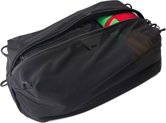 Peak Design Ultralight Mesh Packing Cube, Eclipse, Stretchy Mesh Luggage Cube with Strap Attachment Points and Luggage Pass Throughs, Zipper Opening, Travel Organizer for Men and Women, Size Small