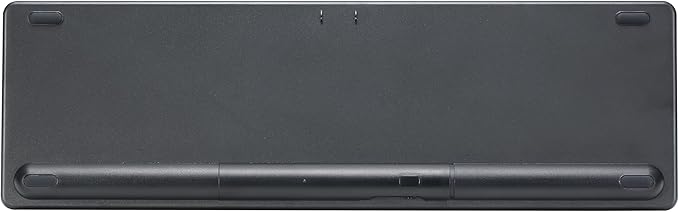 Wireless Bluetooth Keyboard, 3-Device Free Switching (2.4G+BT), Ultra-Slim Compact Wireless Keyboard Quiet Typing for PC/Laptop/Smart TV/Phone,12 Multimedia Keys