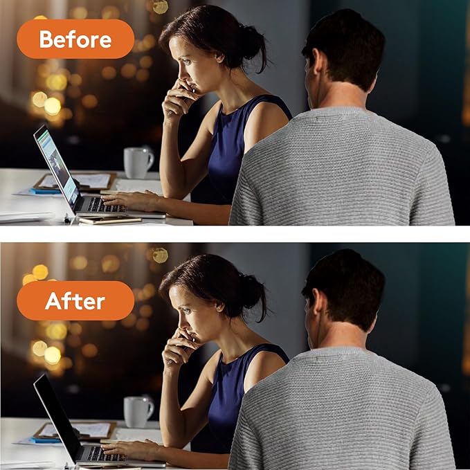 Magnetic Privacy Screen for MacBook Air 15 inch (2023-2025, M2, M3, M4), Detachable Screen Protector, Blue Light Blocking, Anti Glare Protector and Privacy Filter Shield