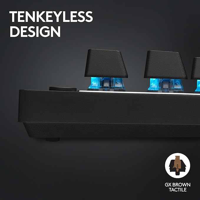 Logitech G Pro X TKL Lightspeed Wireless Gaming Keyboard, Clicky + G Pro X 2 Lightspeed Wireless Gaming Headset Bundle - Black