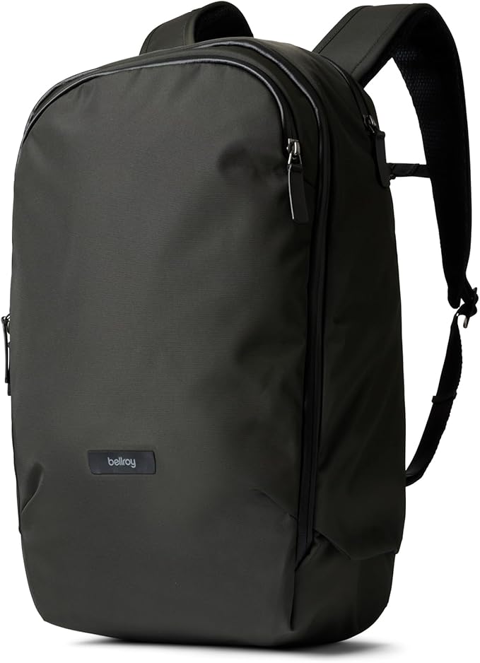 Bellroy Transit Workpack Pro (22L work bag/commuter backpack, fits 16” laptops; organization for travel and commutes) -Olive