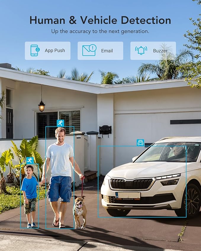 ANNKE 8CH 3K Lite Digital Video Recorder with 1TB Embedded SSD Solid State Hard Drive, 24/7 Recording with 8 Channel, AI Human/Vehicle Detection, H.265 5-in-1 Security DVR, Hardware Encryption