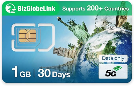 International Data Only SIM Card- USA Local Network & International Roaming Coverage Network for 5G/4G LTE Portable WiFi Mobile Hotspot, No Contract, 3 in 1 Simcard