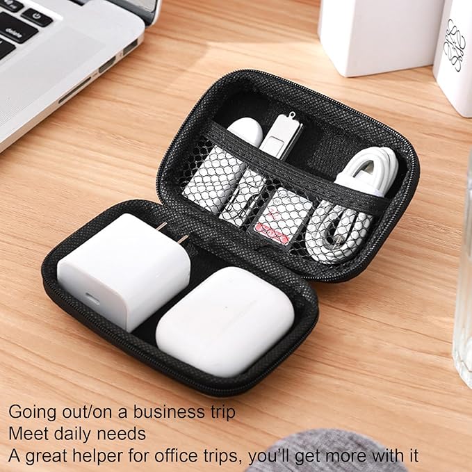 Electronic Storage Bag - Cable Organizer Pouch Electronic Accessories Carry Case - Waterproof Travel Packing Organizer Travel Digital Accessories Storage Bag for Cords