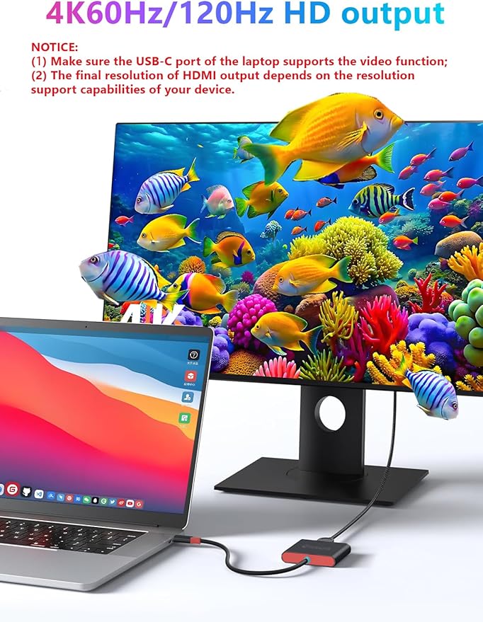 Switch 2 Dock for Nintendo Switch 2 Docking Station Switch 2 Portable TV Dock USB c to hdmi Compatible with Switch1/ Switch 2, USB C Hub Compatible with MacBook,Laptops, (Black)