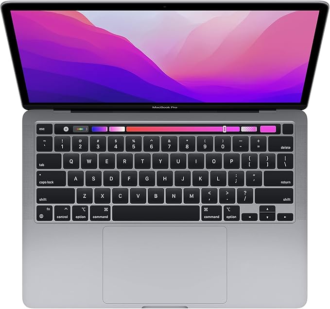 2022 Apple MacBook Pro with Apple M2 Chip (13-inch, 24GB RAM, 1TB SSD Storage) (QWERTY English) Space Gray (Renewed)