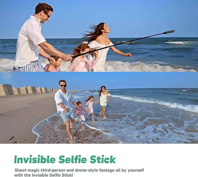 AKASO 360 Weatherproof 360° Action Camera - 5.7K 360 Video with 1/2" 48MP Sensors, 72MP 360 Photo, 360-SuperSmooth, Invisible Selfie Stick, 360° Horizon Lock, AI Tracking with 64GB MicroSD Card