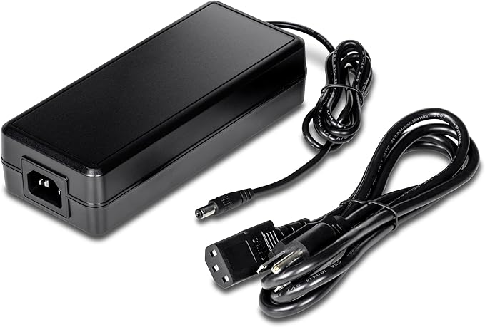 TRENDnet 16-Port Gigabit PoE+ Switch, 16 x Gigabit PoE+ Ports, Up to 30W Per Port, 1U 19” Rackmount Brackets Included, Fanless, Lifetime Protection, Black, TPE-TG161H