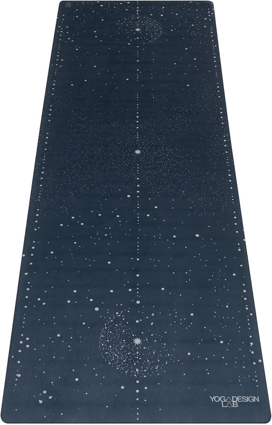 YOGA DESIGN LAB | The Combo Yoga Mat | Eco Luxury | Ideal for Hot Yoga, Power, Bikram, Ashtanga, Sweat | Studio Quality | Includes Carrying Strap!