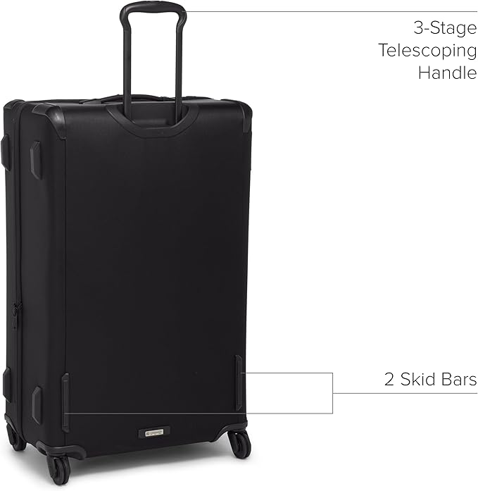 TUMI - Aerotour 4 Wheel Expandable Luggage - Men's and Women's Lightweight Business and Leisure Travel Suitcase - 31" Extended Trip Expandable Packing Case, Black