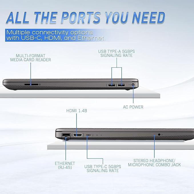 HP 250-G9 Flagship 15.6" Laptop - Special Business Edition w/Microsoft Office 365-32GB RAM | 1TB SSD - Intel Core i5 10-Core Processor - 15.6" FHD - Wi-Fi 6 - Win 11 - w/WOWPC Recovery USB