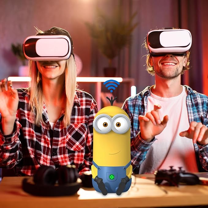 Davolink Minions Kevin Wi-Fi 6E Router - Elevate Your Connectivity Experience in 2024 with High-Speed Performance Gaming Router - Secure Travel WiFi Router