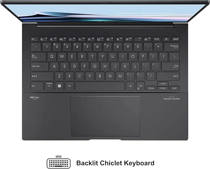 ASUS Zenbook 14 Creator Laptop 14" WUXGA Lumina OLED Touch (500nits HDR, 100% DCI-P3) Intel 16-core Ultra 7 255H (Up to 13 Tops) 16GB RAM 2TB SSD for Business Work Win11 ICP Hub w/Copilot AI