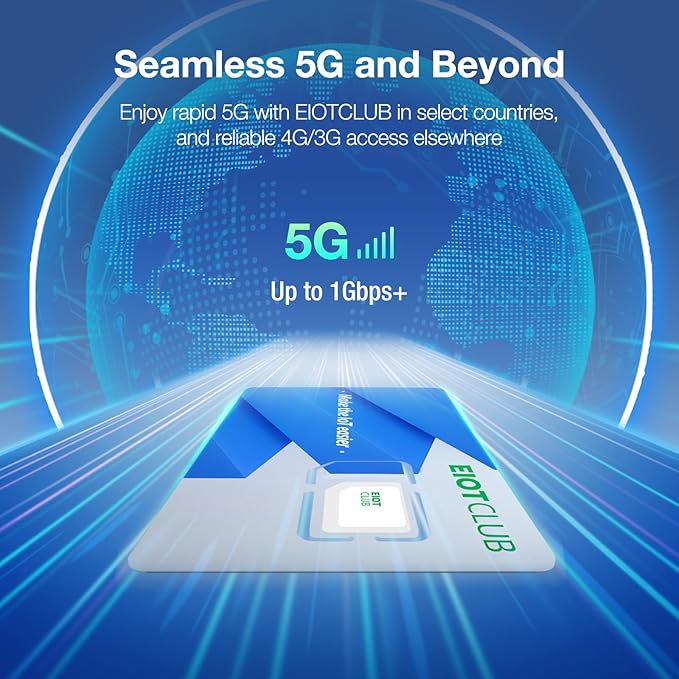 International Data Only SIM Card - Seamless Connectivity in USA and Europe 5G 4G LTE Network- No Contract-No Phone Number, 3 in 1 SIM (5GB 30DAY)