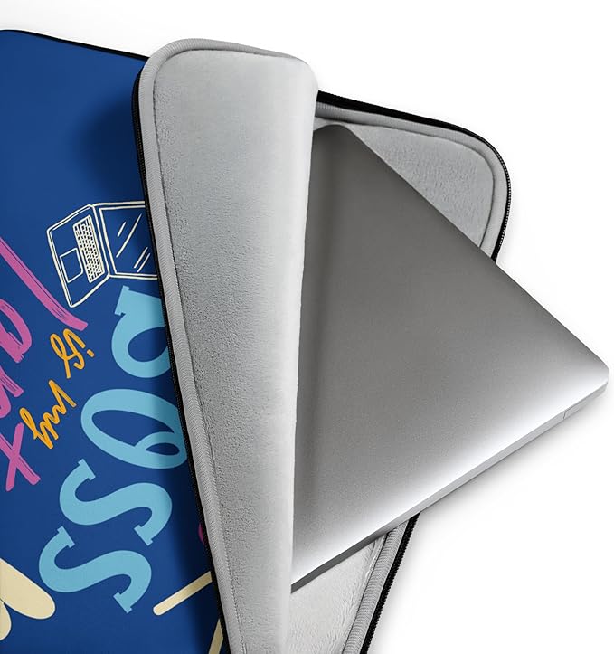 Digital Nomad Laptop Sleeve - My Boss is My Laptop Design, Lightweight & Protective