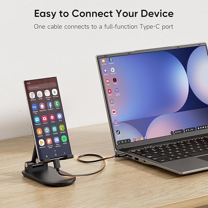 Portable Monitor with Keyboard, 14.1Inch Lapdock Monitor Built-in 5000mAh Battery, 1080P HDR IPS Portable Display for Laptop, Steam Deck, Nintendo Switch, Windows, Mac