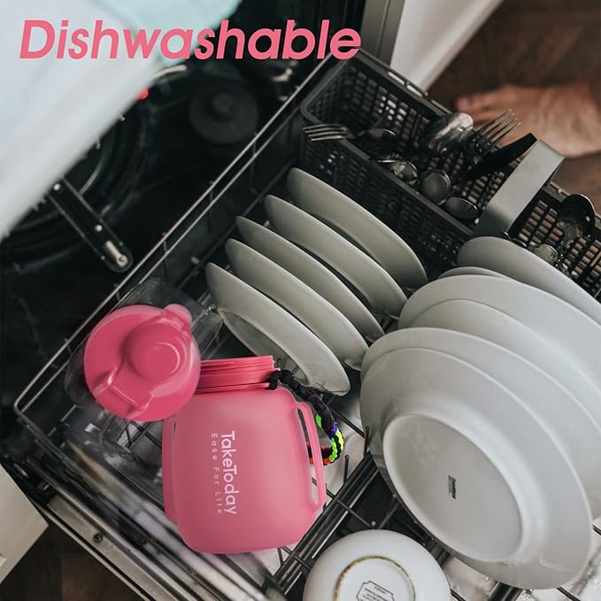 TakeToday 40 OZ Gallon Motivational Collapsible Water Bottles with Straw and Paracord Handle 1.2L Silicone Sports Water Bottle with Time Marker for Yoga Camping Outdoors