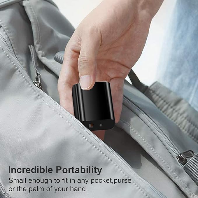 USB C Charger Block Charging Block Type C Charger 20W Wall Chargers 4 Pack for iPhone 16/16 Plus/16 Pro/16 Pro Max/iPhone 15/15 Pro/15 Pro Max/14/13/12 Pro/Samsung//Android(Black)