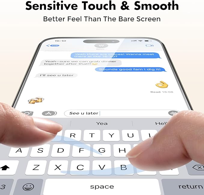 UNBREAKcable Shatterproof Tempered Glass Screen Protector for iPhone 15 Pro [3-Pack] [Easy Installation Frame] [9H Hardness] [99.99% HD Clear][Bubble Free] for Apple 6.1”