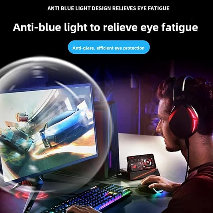 Yoidesu 23 Inch Computer Privacy Screen Filter, Magnetic Anti Blue Light Laptop Privacy Screen, Detachable Computer Monitor Privacy, 16:9, Easy Installation Options