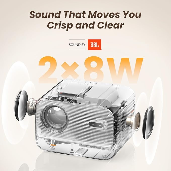 Yaber L2s Projector with Wifi and Blutooth Portable Outdoor Projector