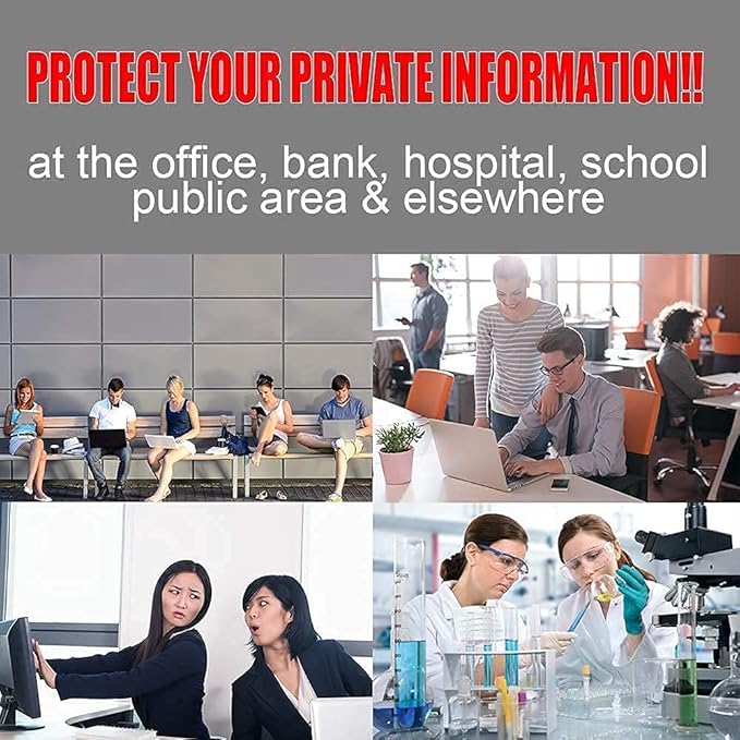 22 Inch - 16:10 Aspect Ratio - Computer Privacy Screen Filter for Widescreen Monitor - Anti-Glare - Anti-Scratch Protector Film - Protects Your Eyes from Harmful Glare and Blue Light