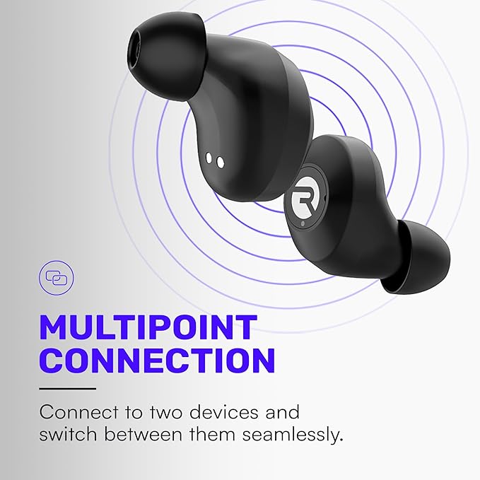 Raycon Everyday Earbuds Classic Bluetooth Wireless with Microphone - Stereo Sound, Active Noise Canceling, in-Ear Bluetooth Headset True Wireless Earbuds 32 Hours Playtime (Mint)