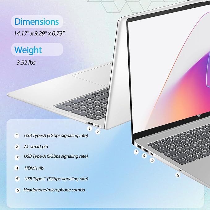 HP Flagship 15.6" Touchscreen Business Laptop, AMD Ryzen 7 7730U, FHD Anti-glare Display, AMD Radeon GPU, AI Noise Reduction, Lightweight, Copilot, Wi-Fi 6, Win 11 Pro, 64GB RAM + 2TB SSD, Accessories