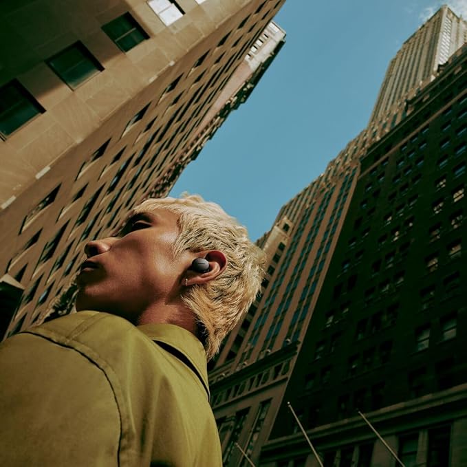 Bose QuietComfort Bluetooth Earbuds, True Wireless Earbuds with Active Noise Cancellation and Mic, Deep Bass, IPX4 Rating, Up to 8.5 Hours of Playtime, Black