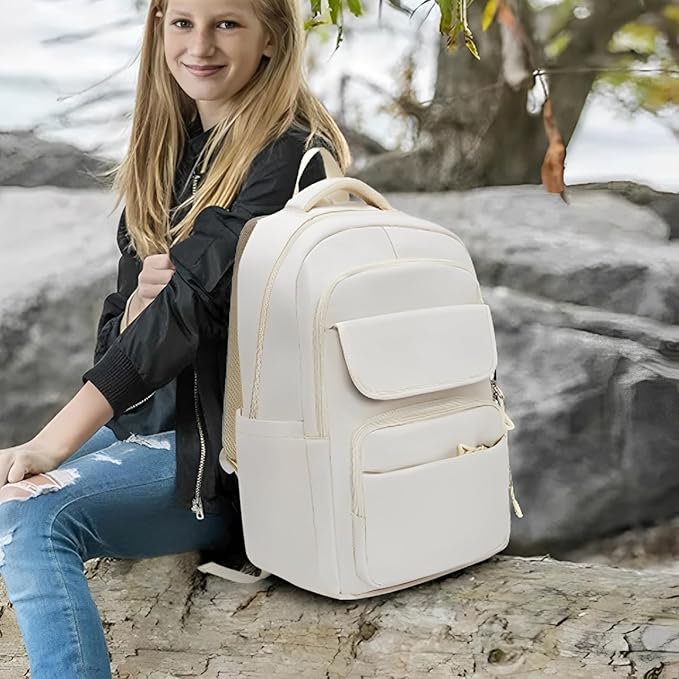 FOXLOVER Travel Laptop Backpack, Anti-Theft Slim Business Backpack, School College Bag for Men & Women, Fits 15.6 Inch Laptop