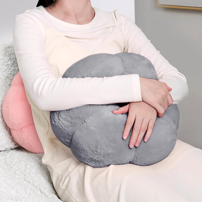 CreaDream Pumpkin Tablet Pillow Stand Holder for Kindle iPad, Adjustable Phone Pillow Stand for Lap Bed with Detachable Snack Bowl, Compatible with 4.7"-13" Tablet, iPad, iPhone, Samsung Tabs, Kindle