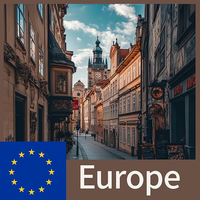 eSIM for Europe Travel,1GB Data/Daily 7 Days at 4G/5G speeds,Data Only eSIM,Use Europe eSIM in UK & 30+ Countries in The EU