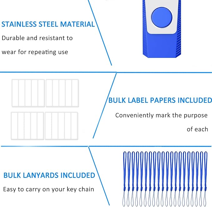 (Not 256GB) 256MB 50 Pack of Flash Drives Bulk EASTBULL USB 2.0 Flash Drives Pack USB Drives Bulk Thumb Drives in Bulk with 50 Strings (256 MB)