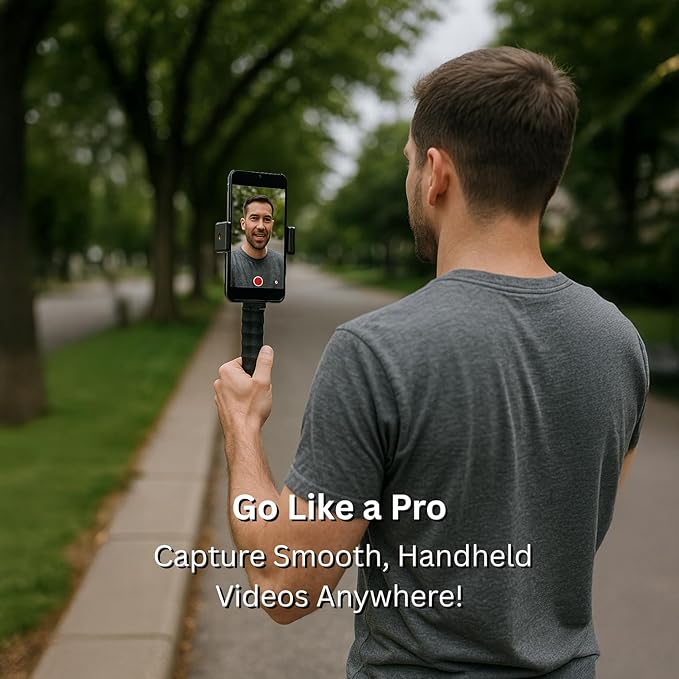 KobraTech TriFlex Mini Tripod for iPhone & Android | Flexible Phone Tripod with Bluetooth Remote Shutter | Portable Phone Holder for Travel, Vlogging, Desk & Gym