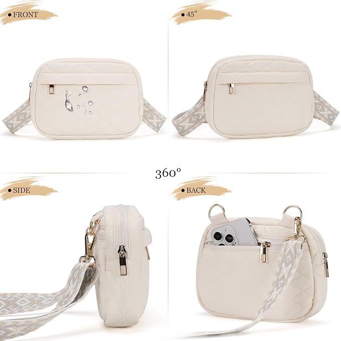 MAXTOP Small Crossbody Bags for Women Belt Bag Fanny Pack with Adjustable Strap