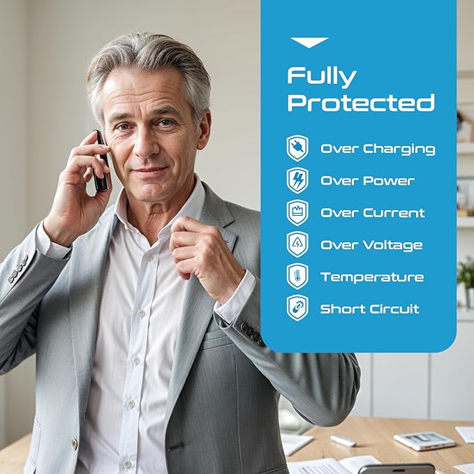 Ceptics Travel Power Strip W/ Adapter Plug Set - Equipped with USB, Type C for iPhone, Chargers, Cell Phones, Laptop - Plugs for Europe, Asia, China, USA, Africa, South America PS-2U