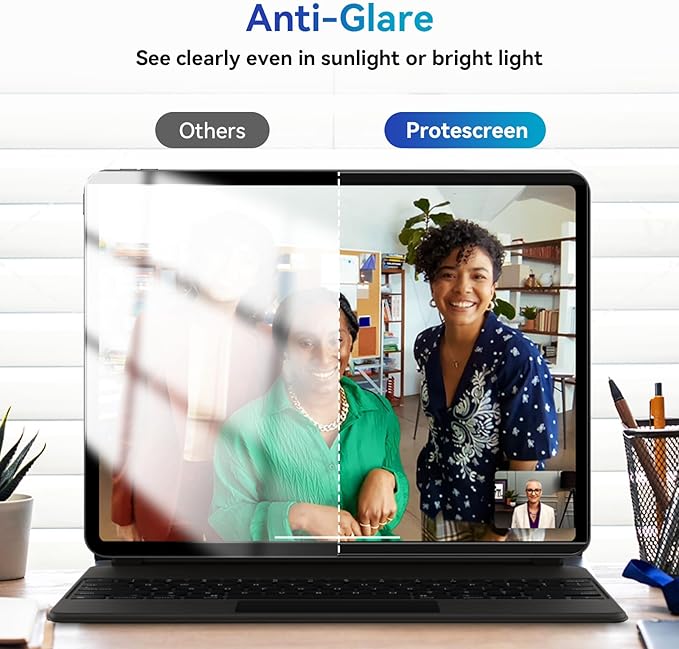 Magnetic Privacy Filter Compatible with iPad 10th Generation 10.9 Inch 2022, Removable Anti Glare Blue Light Privacy Screen Protector Privacy Screen Bubble-Free Reusable