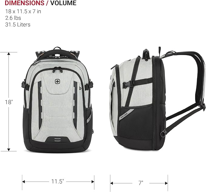 The Travel Tech Pro ScanSmart Laptop Backpack
