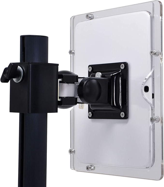 TABcare Security Anti-Theft Acrylic VESA Enclosure for Samsung Galaxy 10.5" Tablet with Wall Mount Kit (Clear, TAB S4 10.5)