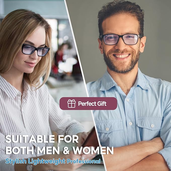 Blue Light Glasses For Women/Men Anti-Fatigue Computer Monitor Gaming Glasses Reduce Eye Strain Bluelight Blocking Glasses Blue