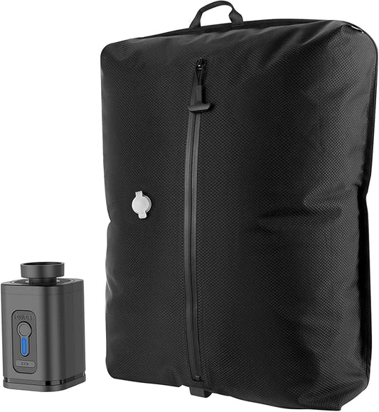 Dobaly 33L Professional Vacuum Bags for Travel with Wireless Vacuum Pump, IP67 Reusable Vacuum Compression Bags for Suitcases and Backpack Space Saver Vacuum Bags Lightweight&Durable (1PC+Pump)