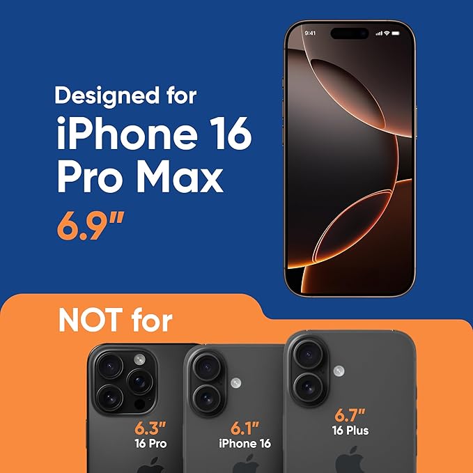 Ocushield Privacy Screen Protector for iPhone – Anti-Spy Tempered Glass, Blue Light Filter, 95% Transparency, Bubble-Free Install, Scratch-Resistant, Case Friendly