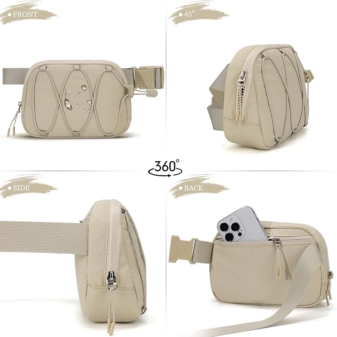 MAXTOP Small Crossbody Bags for Women Belt Bag Fanny Pack with Adjustable Strap