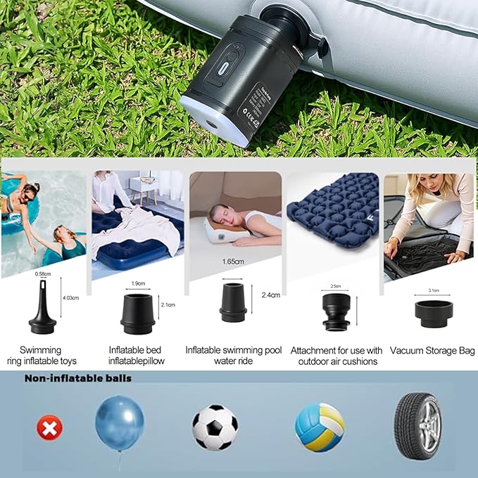 Vacuum Bags for Travel Luggage with Pump, Reusable Space Saver Waterproof Compression Bags for Suitcase,Travel Backpack, Vacuum Seal Packing cube for Storage Organizer Cloth Packing(2PCS + 1PUMP-17L)